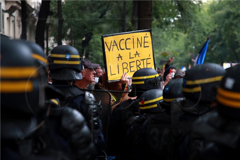 FRANCE CORONAVIRUS PANDEMIC VACCINATION PROTEST