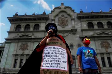 GUATEMALA POLITICS PROTEST