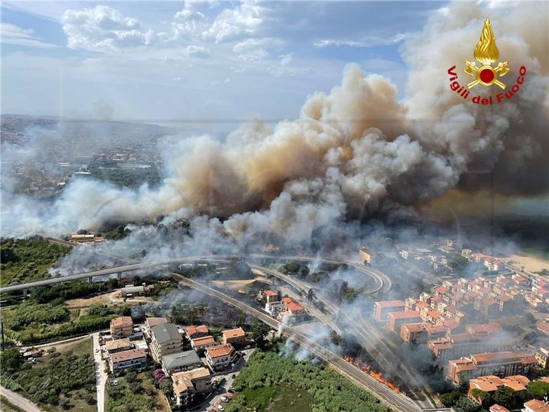 ITALY ABRUZZO WILDFIRES