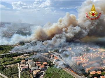 ITALY ABRUZZO WILDFIRES