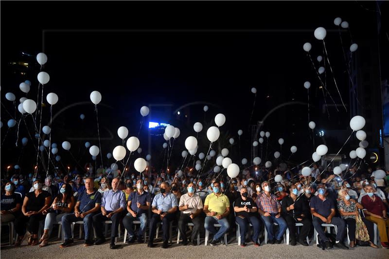 LEBANON BEIRUT PORT EXPLOSION ANNIVERSARY