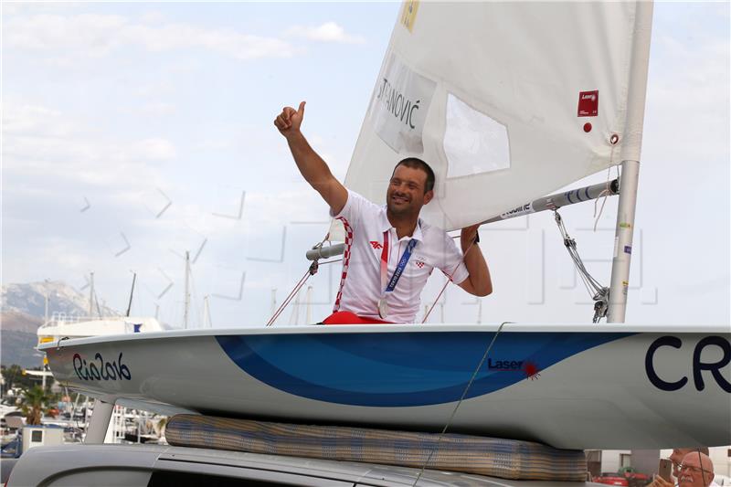 Doček srebrnog olimpijca Tončija Stipanovića u Splitu