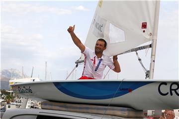 Doček srebrnog olimpijca Tončija Stipanovića u Splitu