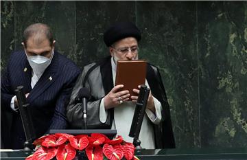 IRAN GOVERNMENT RAISI SWEARING IN