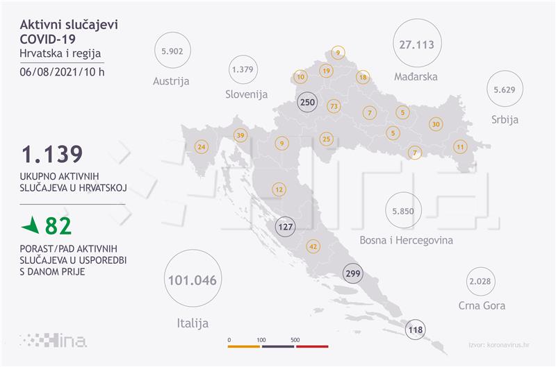 U Hrvatskoj 108 novih slučajeva zaraze koronavirusom, nema umrlih