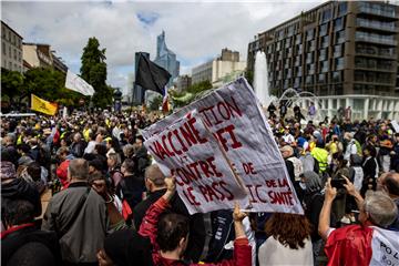 FRANCE CORONAVIRUS PANDEMIC HEALTH PASS PROTEST