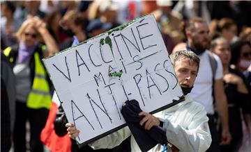 FRANCE CORONAVIRUS PANDEMIC HEALTH PASS PROTEST