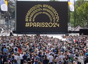 FRANCE PARIS 2024 OLYMPIC HANDOVER