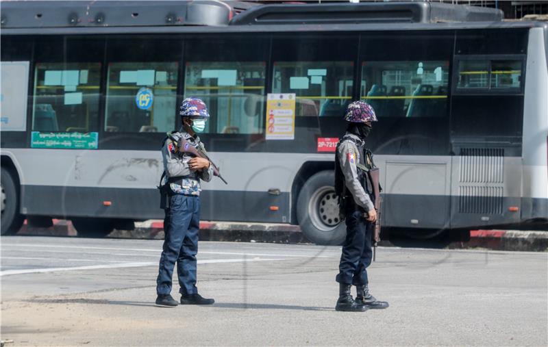 MYANMAR UNREST IN YANGON