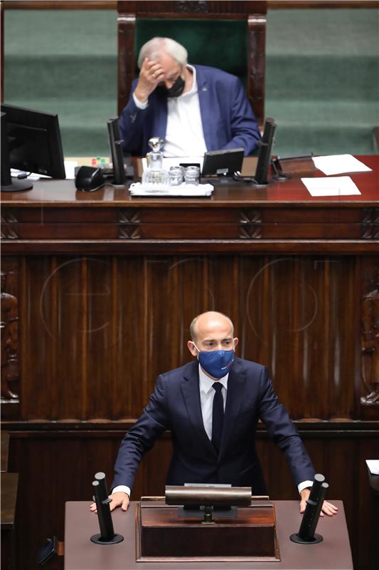 POLAND PARLIAMENT MEDIA