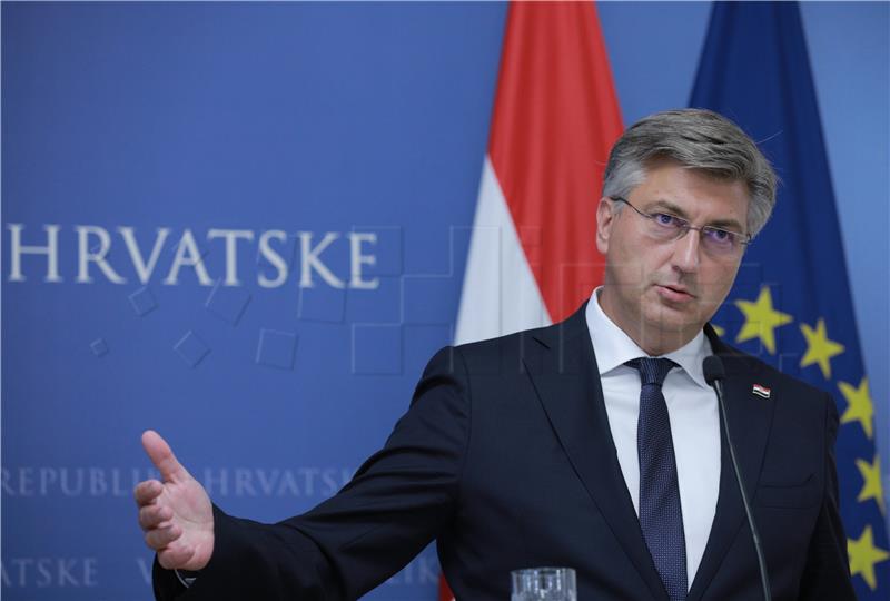 Plenković primio visoke časnike koji su sudjelovali u VRO "Bljesak" - izjave