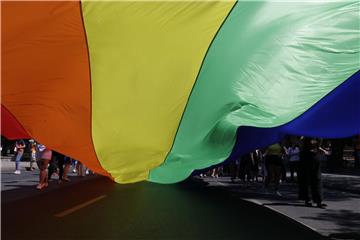 Hundreds turn out for 3rd LGBT parade in Sarajevo