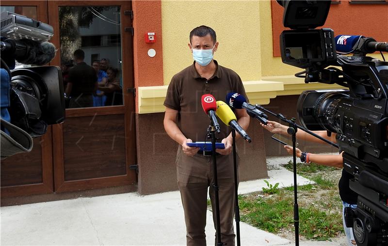 Konferencija za medije ravnatelja varaždinske bolnice Nenada Kudelića