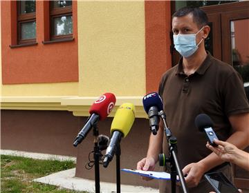 Konferencija za medije ravnatelja varaždinske bolnice Nenada Kudelića