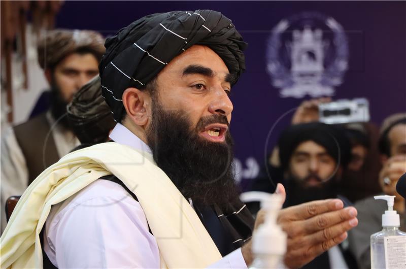 AFGHANISTAN TALIBAN PRESS CONFERENCE