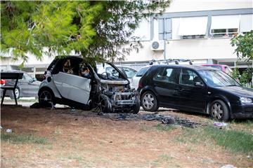 Split: Požar na osobnom automobilu