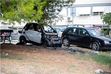 Split: Požar na osobnom automobilu