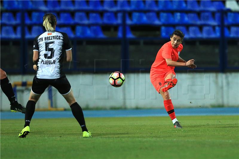 Kvalifikacijska utakmica Uefa Lige Prvaka za žene između ZNK Osijek i Breznice