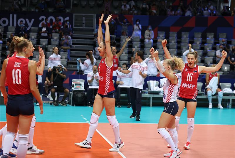 EuroVolley 2021: Hrvatska - Bjelorusija