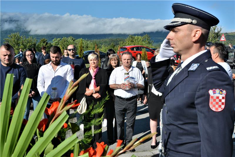 U Žutoj Lokvi obilježena 30. obljetnica pogibije četvorice policajaca