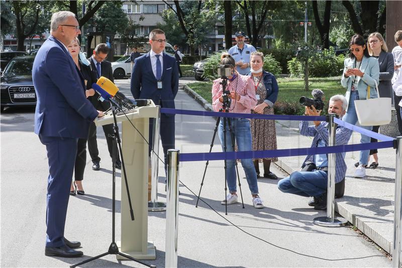 Konferencija za medije Davora Božinovića