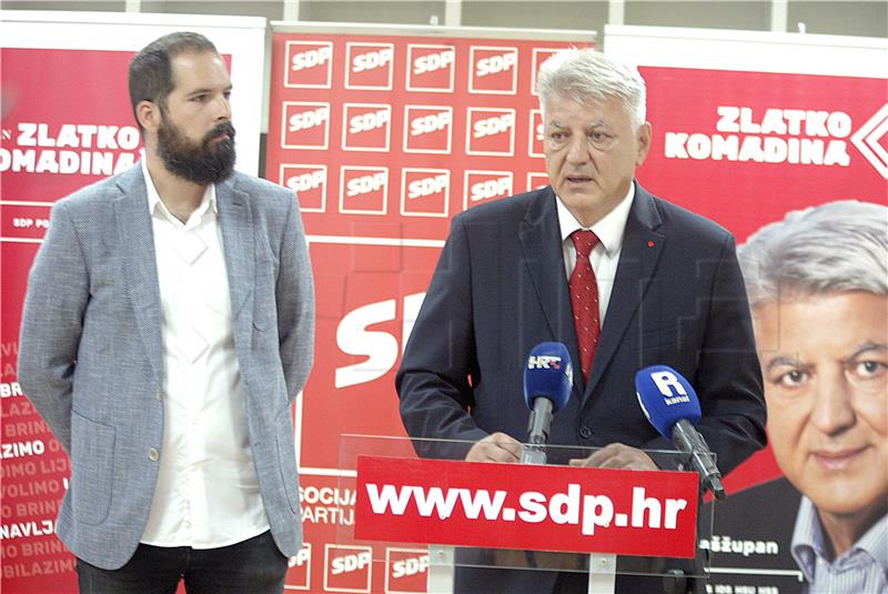 Rijeka: Tiskovna konferencija ŽO SDP-a PGŽ