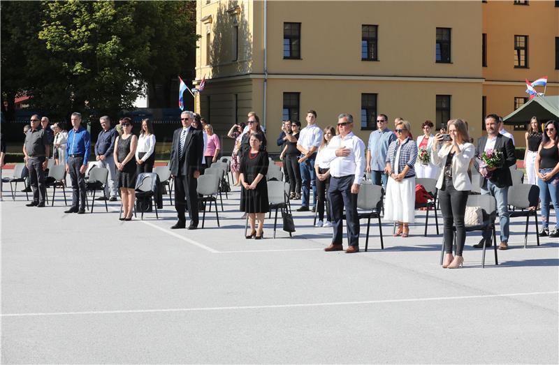 Svečanost dodjele prvoga časničkog čina kadetima i kadetkinjama 14. i 15. naraštaja