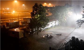 USA NEW YORK HEAVY RAINS WEATHER