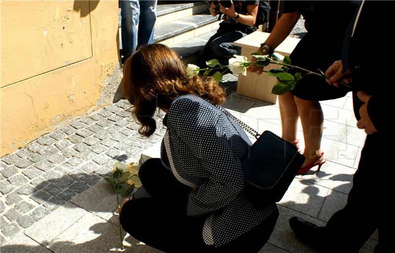 Holocaust memorials put up in Čakovec, Prelog 