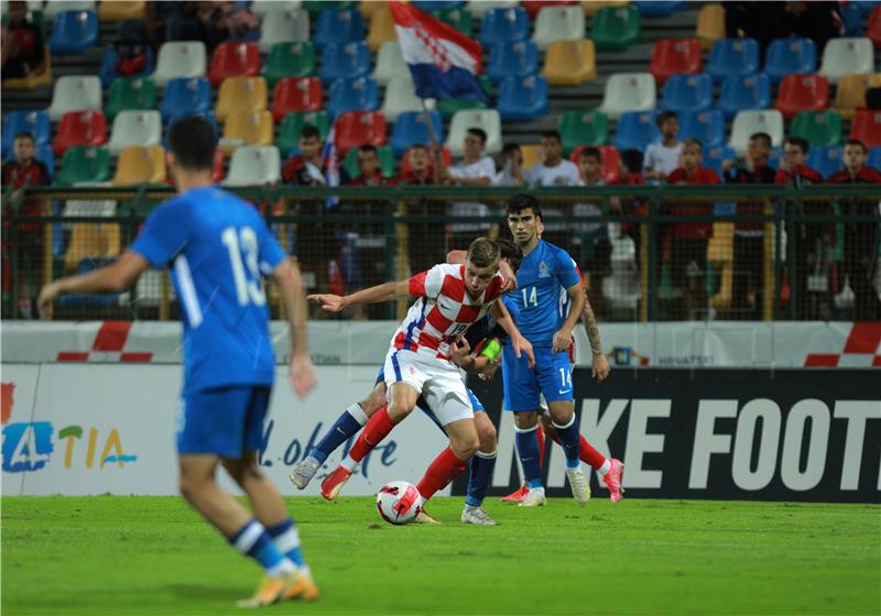 Kvalifikacije za Europsko U21 nogometno prvenstvo: Hrvatska - Azerbajdžan