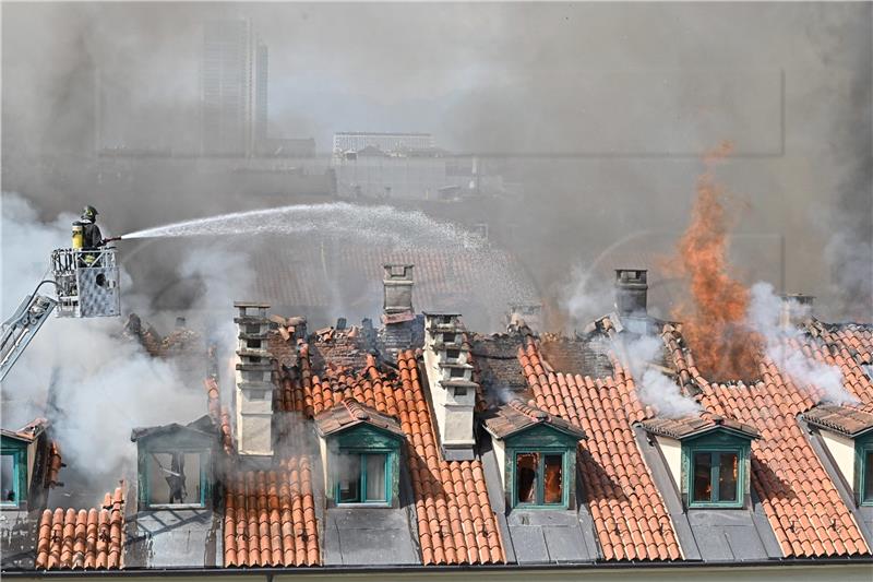 ITALY BUILDING FIRE