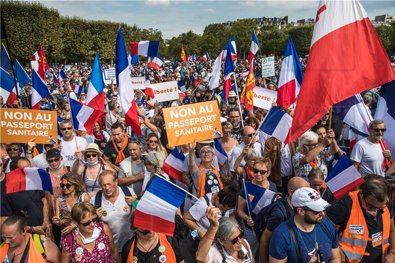 FRANCE CORONAVIRUS PANDEMIC VACCINATION PROTEST COVID19