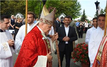 Središnje misno slavlje u svetištu Predragocjene Krvi Kristove u Ludbregu