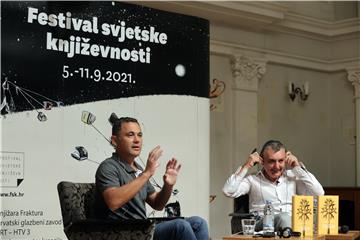 Manuel Vilas na tribini Razotkrivanje 9. Festivala svjetske književnosti