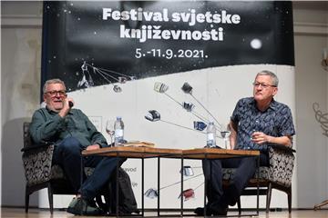 Dragan Velikić na tribini Razotkrivanje 9. Festivala svjetske književnosti