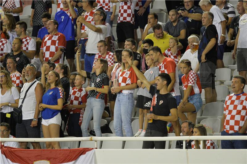 Utakmica kvalifikacijske skupine za odlazak na EP: Hrvatska - Slovenija