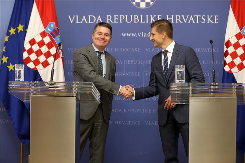 Eurogroup head: Croatia has made important progress towards euro area entry