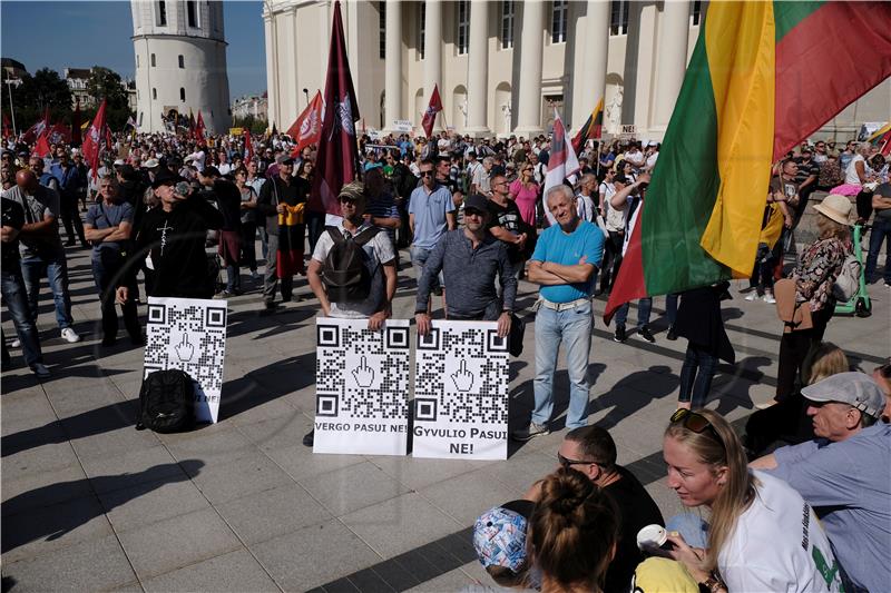 LITHUANIA COVID19 PROTESTS