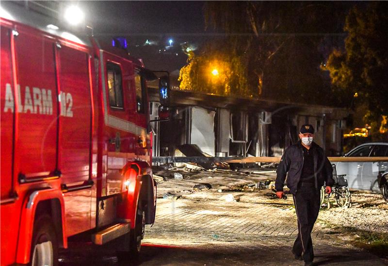 Tetovo: Ostavke zbog požara u covid bolnici