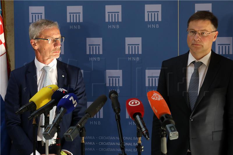 Izjava za medije Valdisa Dombrovskisa i Borisa Vujčića