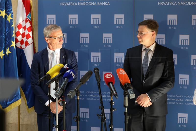 Izjava za medije Valdisa Dombrovskisa i Borisa Vujčića