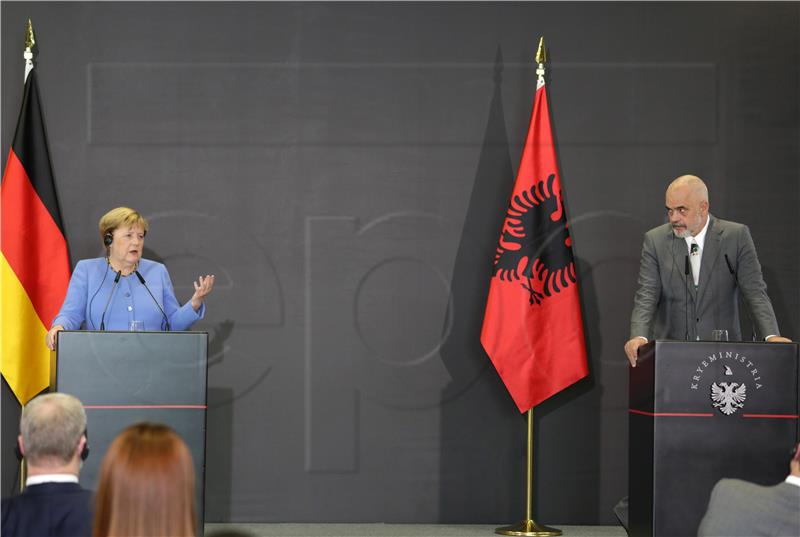 Merkel u Tirani potvrdila interes Njemačke za zapadni Balkan