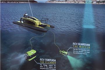 Autonomous robotic system for underwater waste collection tested off Dubrovnik