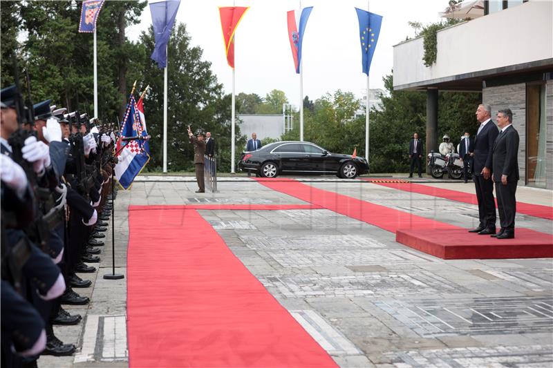 Milanović primio Đukanovića