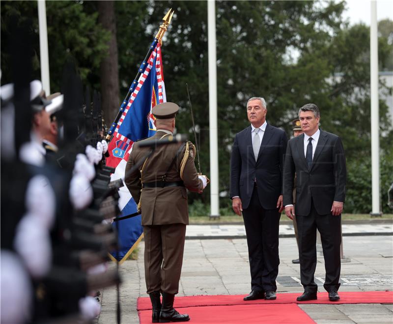 Milanović primio Đukanovića