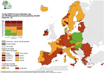 ECDC - Hrvatska i dalje u crvenom 