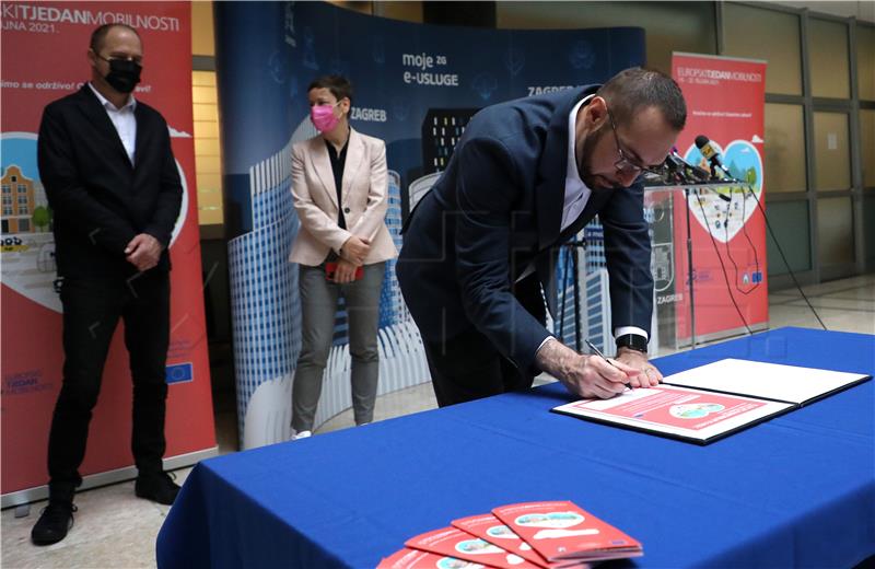 Gradonačelnik Tomašević potpisao Povelju Europskog tjedna mobilnosti