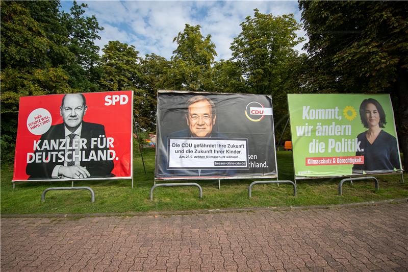 GERMANY ELECTION PLACARDS