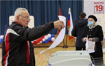 RUSSIA ELECTIONS VOTING