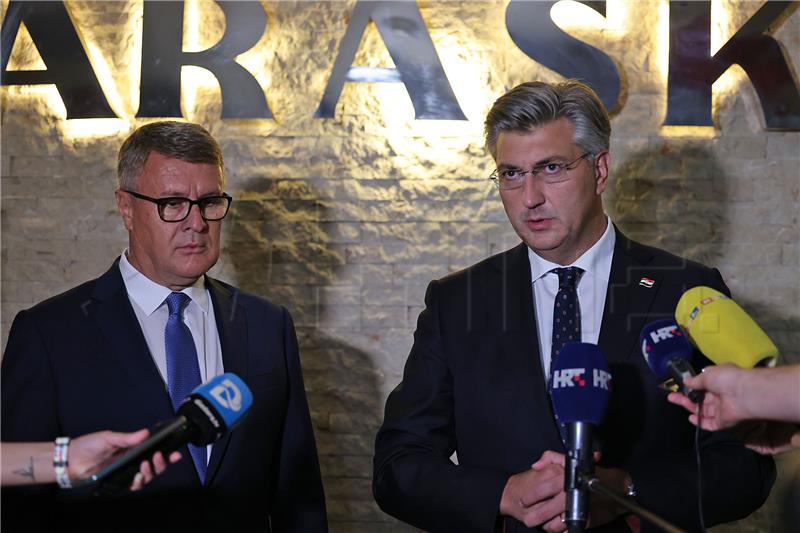  Plenković posjeto tvornicu Maraska Zadar i sastao se s predstavnicima Stanić Grupe